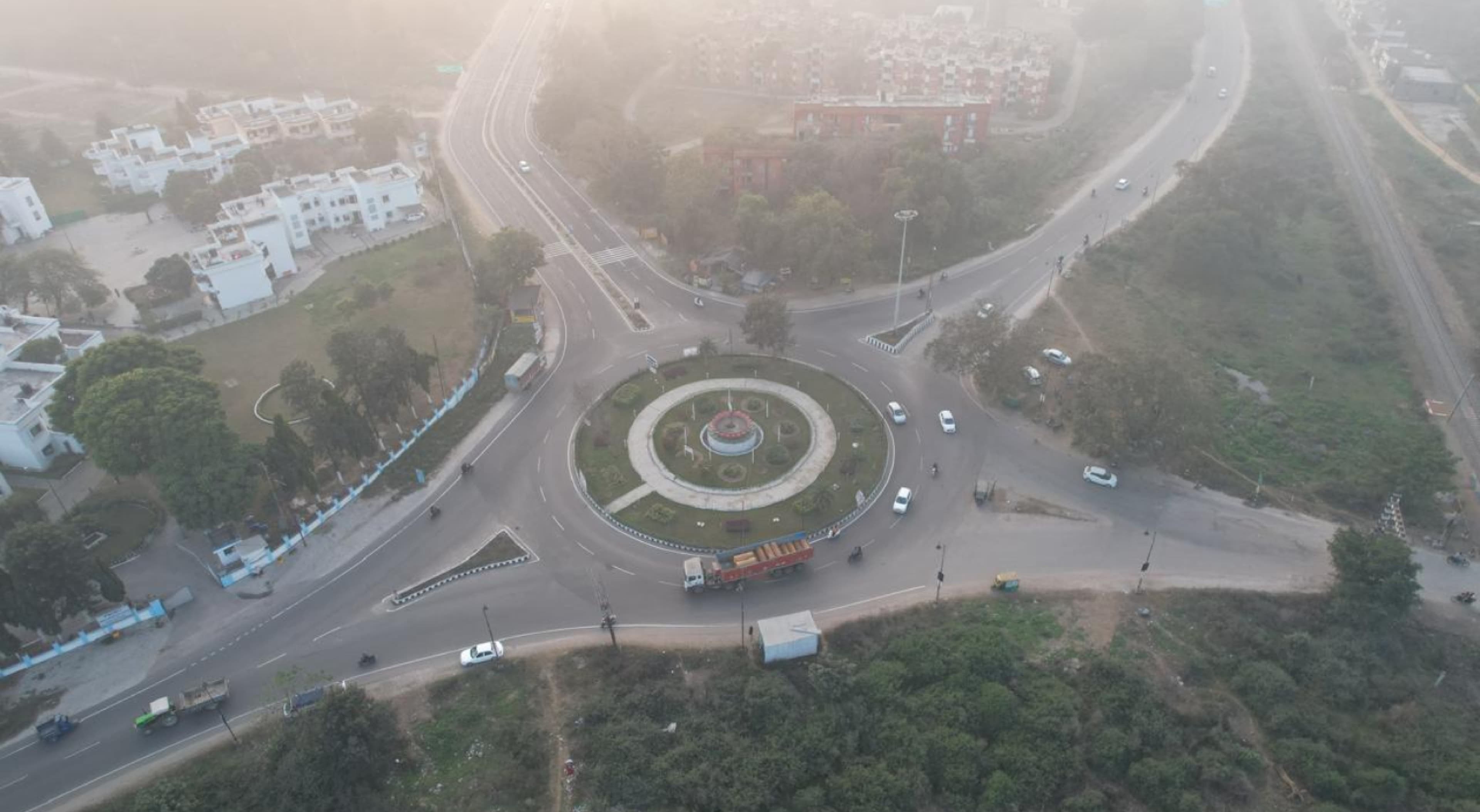 Highway construction project